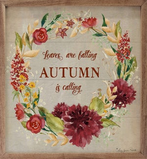 Autumn Celebration Leaves Are Falling By Audrey Jeanne Roberts